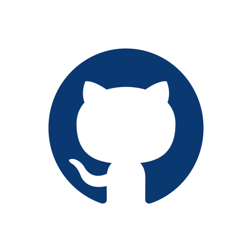 Logo do github em azul